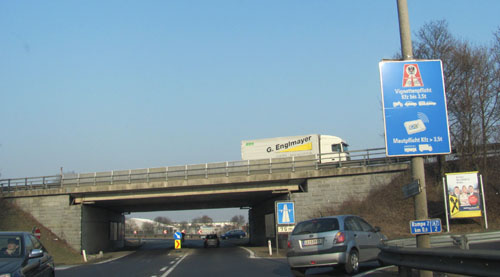 franzosenhausweg linz autobahnauffahrt