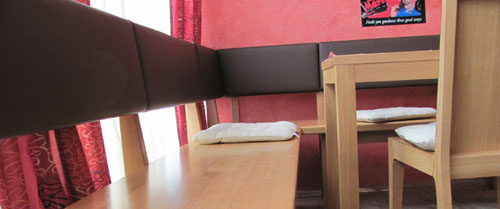 sitzkissen auf sitzbank