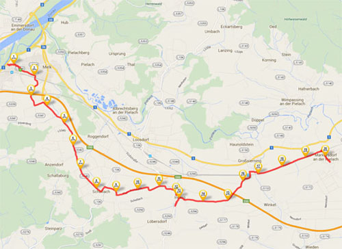 Von Melk nach Markersdorf an der Pielach